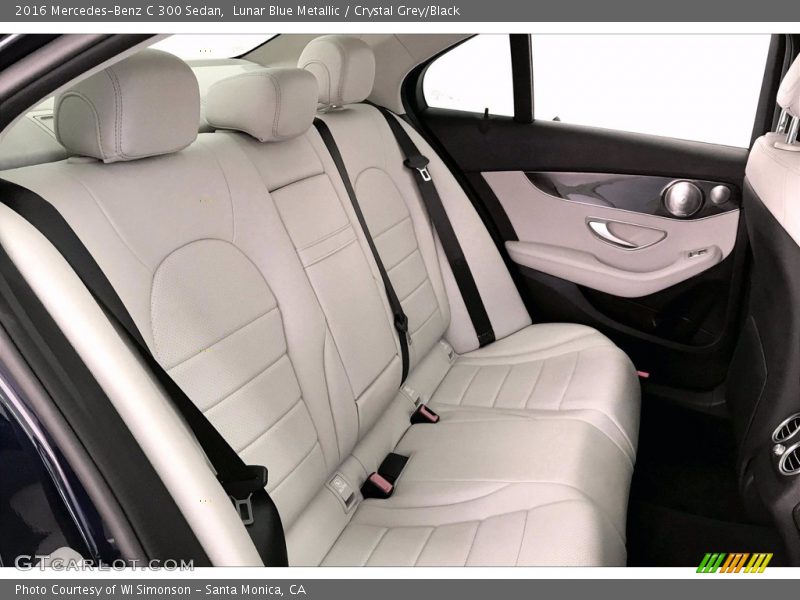 Lunar Blue Metallic / Crystal Grey/Black 2016 Mercedes-Benz C 300 Sedan