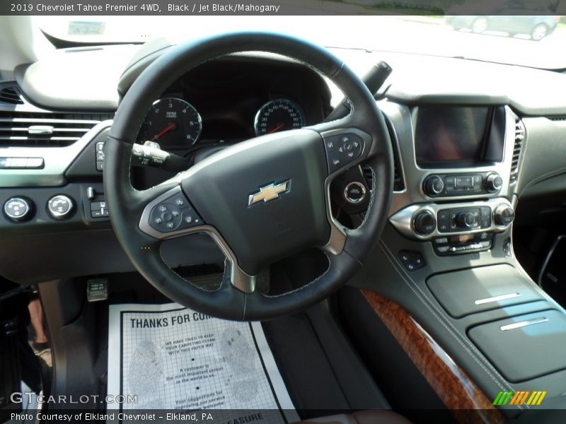 Black / Jet Black/Mahogany 2019 Chevrolet Tahoe Premier 4WD