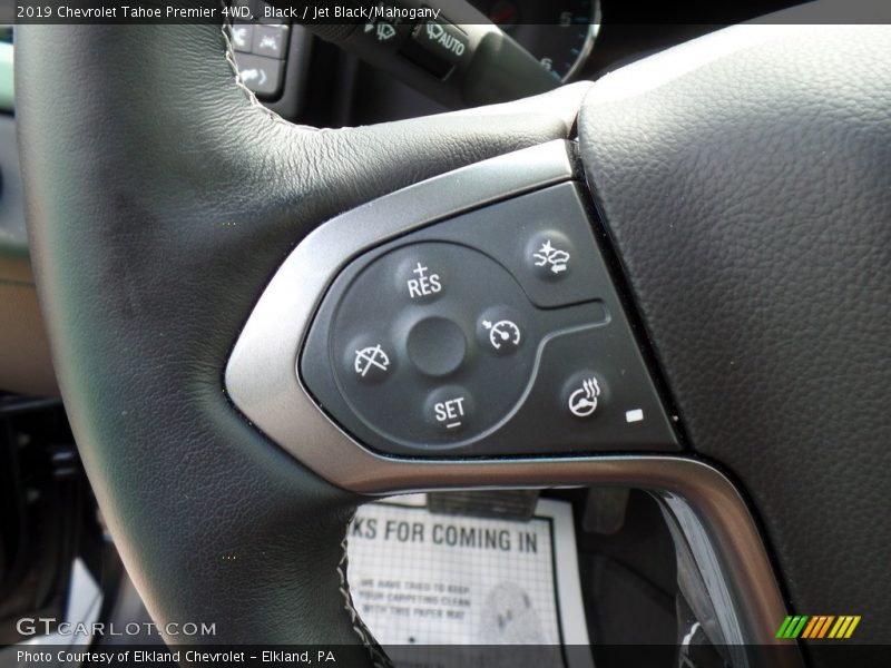 Black / Jet Black/Mahogany 2019 Chevrolet Tahoe Premier 4WD