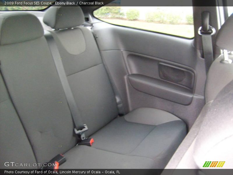 Ebony Black / Charcoal Black 2009 Ford Focus SES Coupe
