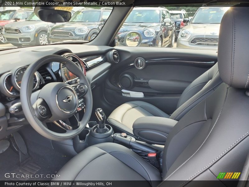 Front Seat of 2021 Convertible Cooper