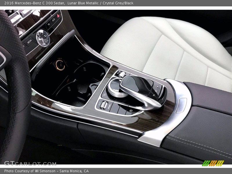Lunar Blue Metallic / Crystal Grey/Black 2016 Mercedes-Benz C 300 Sedan