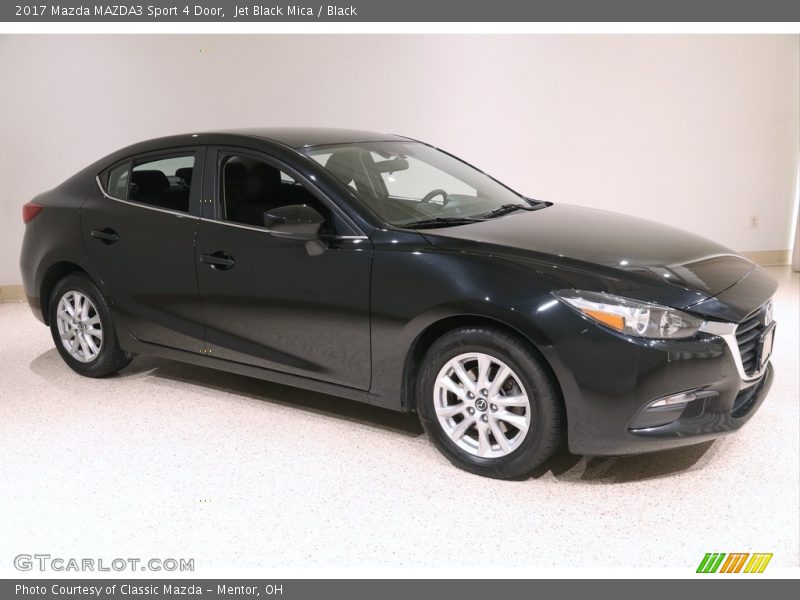 Jet Black Mica / Black 2017 Mazda MAZDA3 Sport 4 Door