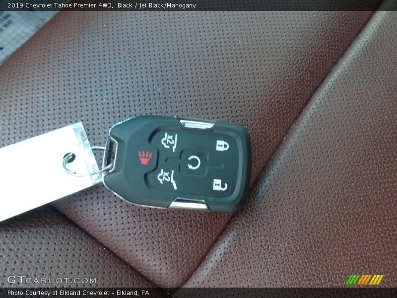 Black / Jet Black/Mahogany 2019 Chevrolet Tahoe Premier 4WD