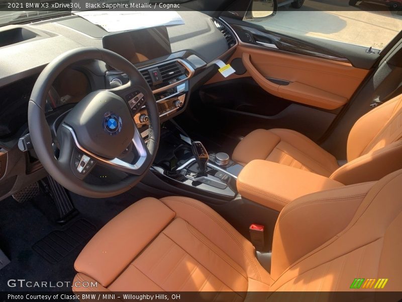 Front Seat of 2021 X3 xDrive30i