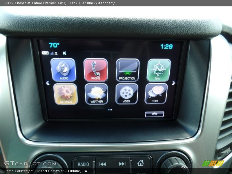 Black / Jet Black/Mahogany 2019 Chevrolet Tahoe Premier 4WD