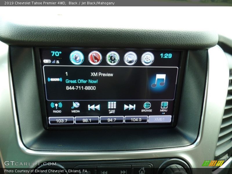 Black / Jet Black/Mahogany 2019 Chevrolet Tahoe Premier 4WD