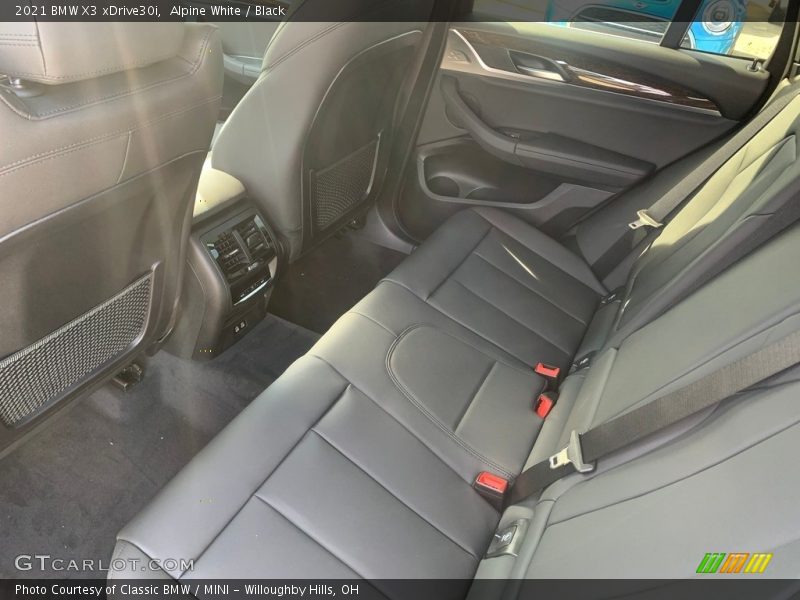 Rear Seat of 2021 X3 xDrive30i