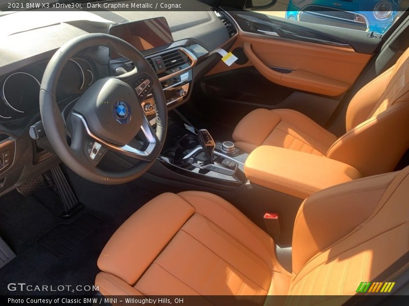  2021 X3 xDrive30i Cognac Interior
