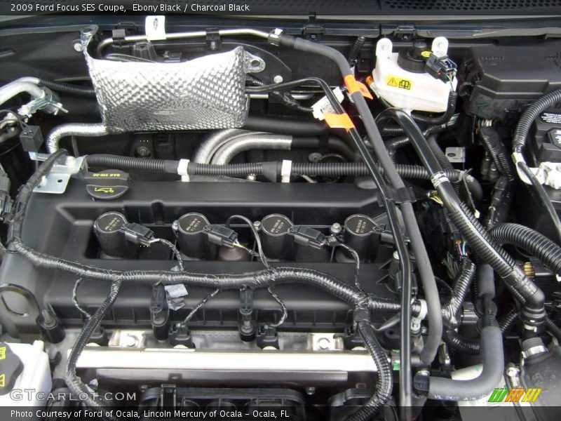 Ebony Black / Charcoal Black 2009 Ford Focus SES Coupe