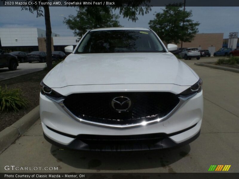 Snowflake White Pearl / Black 2020 Mazda CX-5 Touring AWD