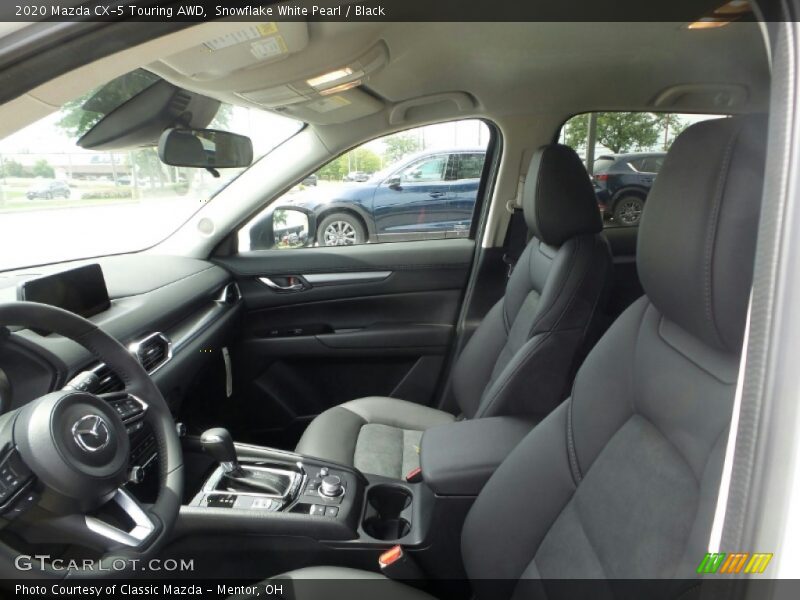 Snowflake White Pearl / Black 2020 Mazda CX-5 Touring AWD