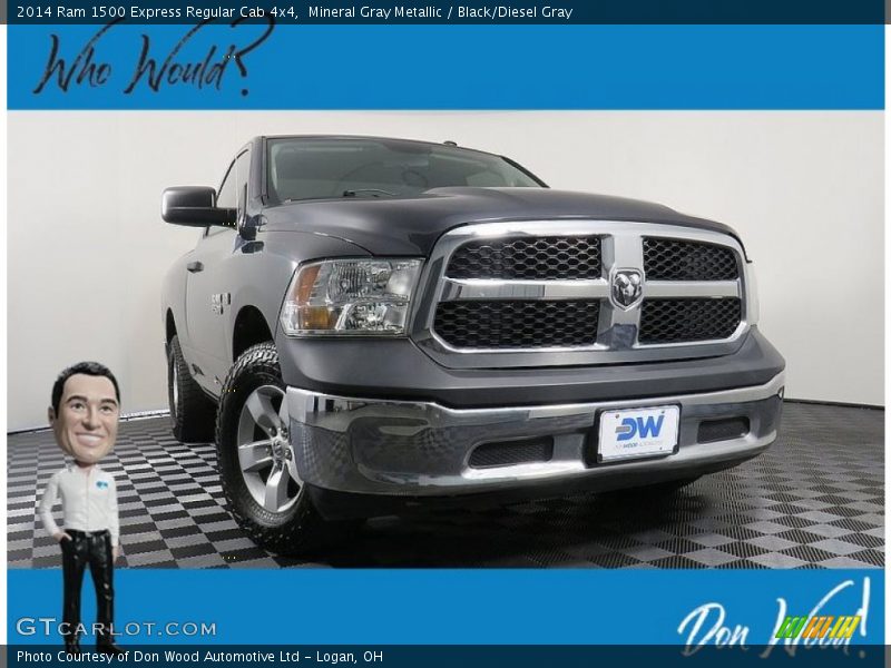 Mineral Gray Metallic / Black/Diesel Gray 2014 Ram 1500 Express Regular Cab 4x4