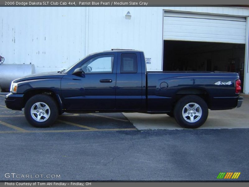 Patriot Blue Pearl / Medium Slate Gray 2006 Dodge Dakota SLT Club Cab 4x4