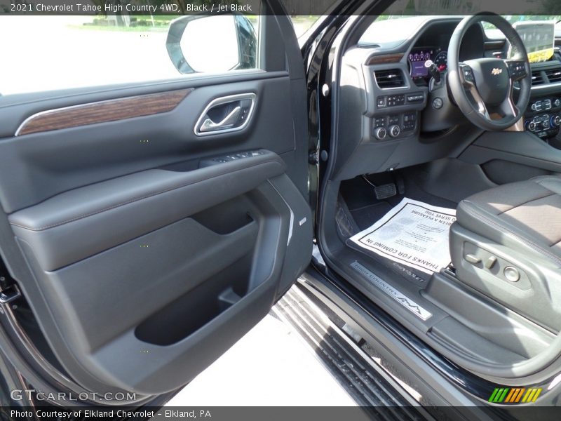 Black / Jet Black 2021 Chevrolet Tahoe High Country 4WD