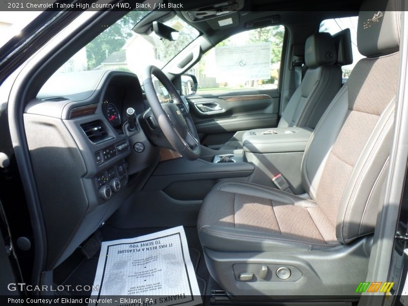 Front Seat of 2021 Tahoe High Country 4WD