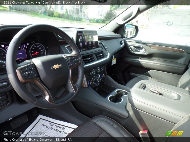 Black / Jet Black 2021 Chevrolet Tahoe High Country 4WD