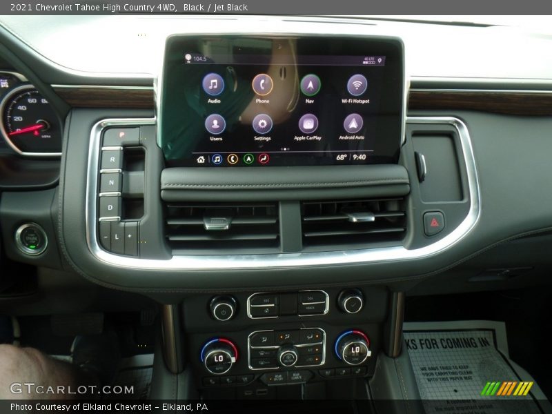 Controls of 2021 Tahoe High Country 4WD