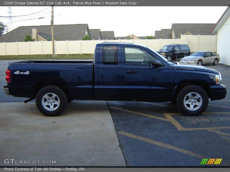 Patriot Blue Pearl / Medium Slate Gray 2006 Dodge Dakota SLT Club Cab 4x4