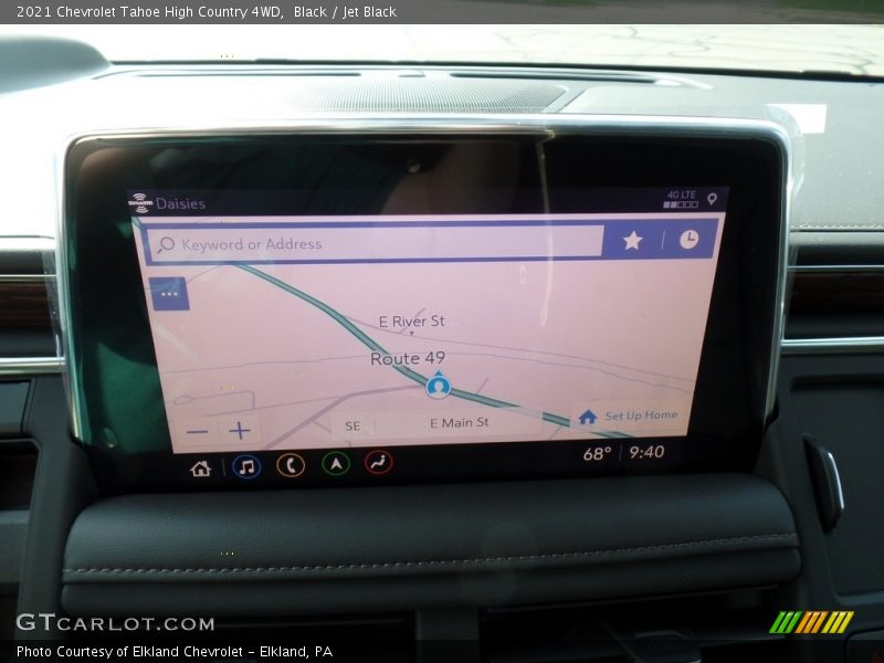 Navigation of 2021 Tahoe High Country 4WD