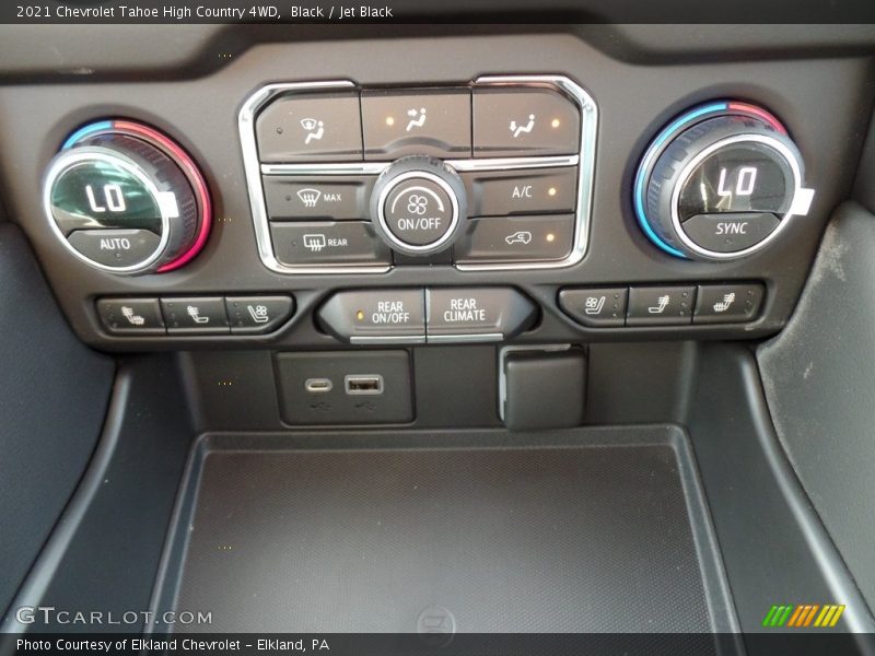 Controls of 2021 Tahoe High Country 4WD