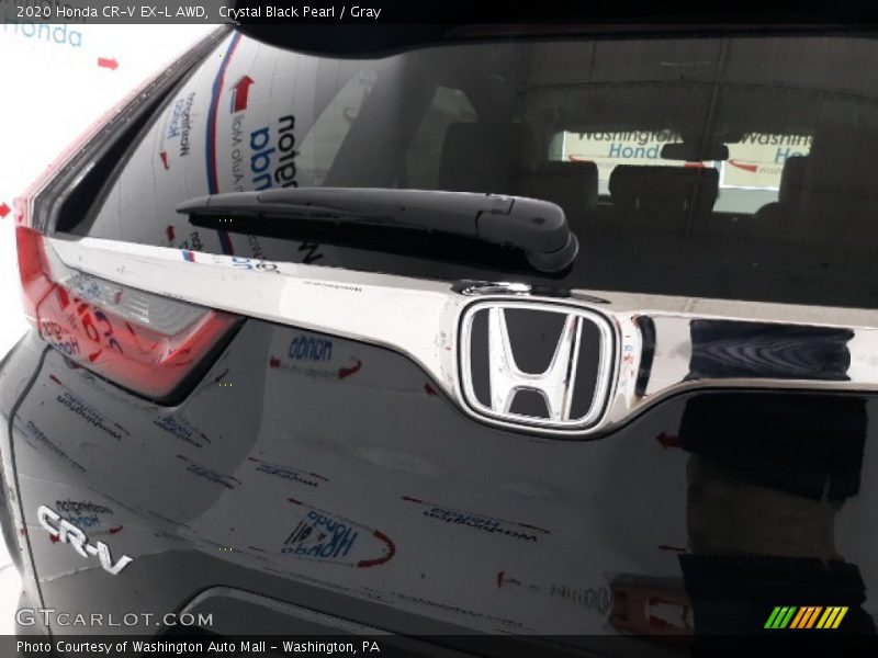 Crystal Black Pearl / Gray 2020 Honda CR-V EX-L AWD
