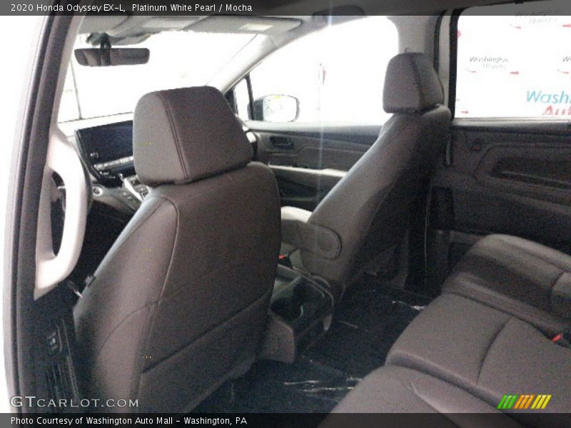 Platinum White Pearl / Mocha 2020 Honda Odyssey EX-L