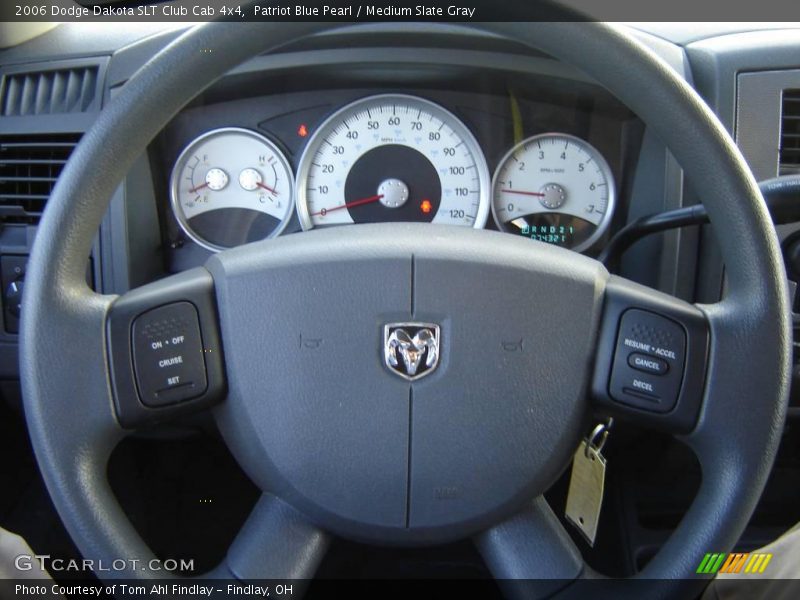 Patriot Blue Pearl / Medium Slate Gray 2006 Dodge Dakota SLT Club Cab 4x4