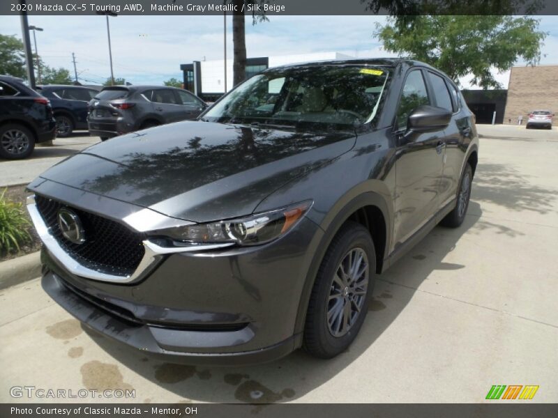 Machine Gray Metallic / Silk Beige 2020 Mazda CX-5 Touring AWD