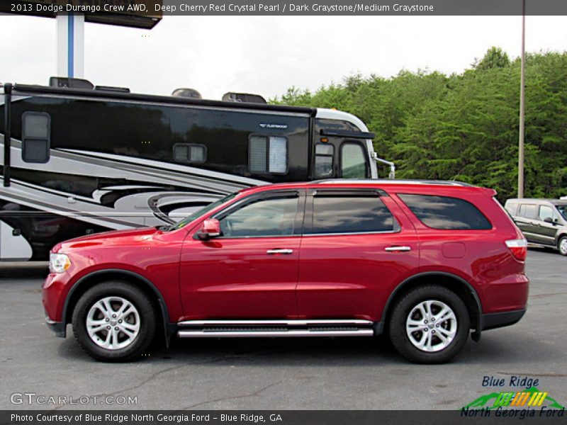 Deep Cherry Red Crystal Pearl / Dark Graystone/Medium Graystone 2013 Dodge Durango Crew AWD