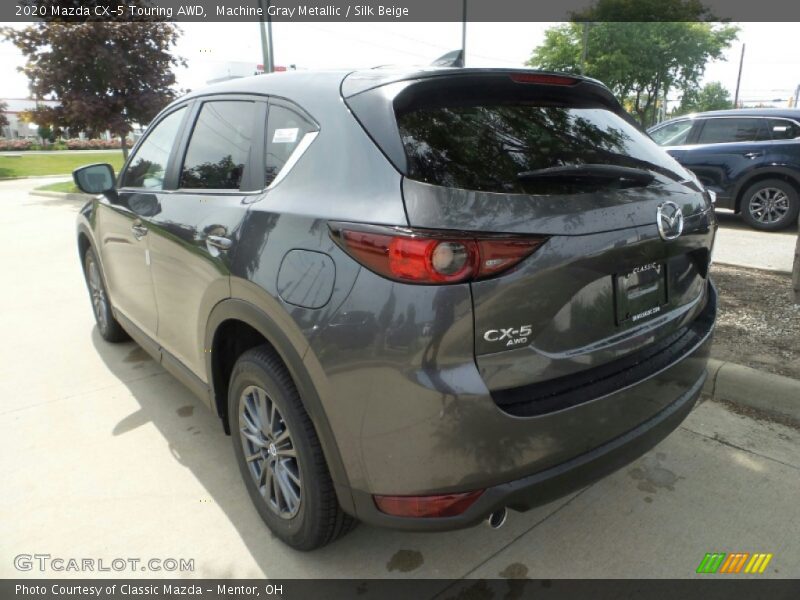 Machine Gray Metallic / Silk Beige 2020 Mazda CX-5 Touring AWD