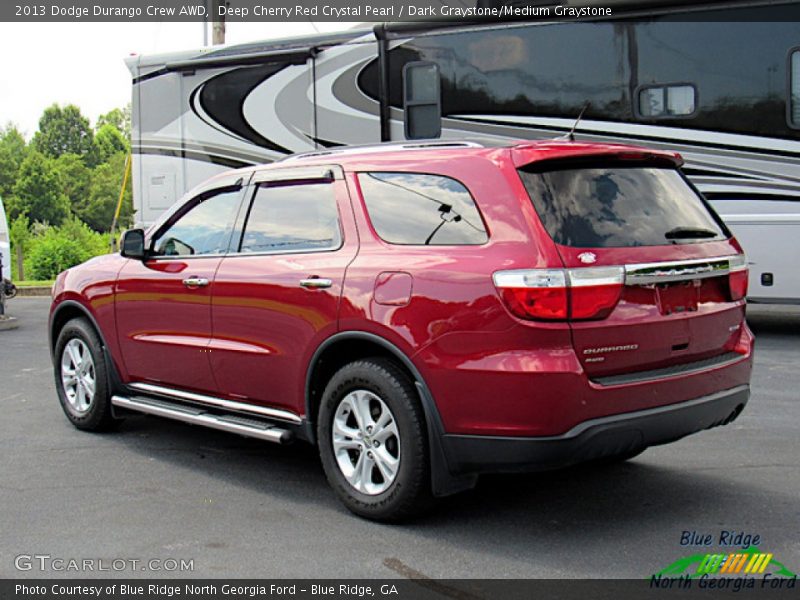 Deep Cherry Red Crystal Pearl / Dark Graystone/Medium Graystone 2013 Dodge Durango Crew AWD