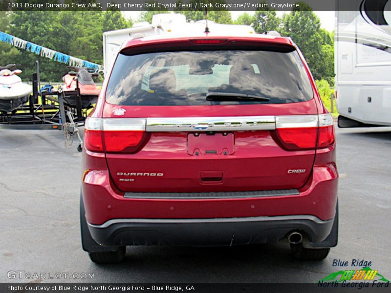 Deep Cherry Red Crystal Pearl / Dark Graystone/Medium Graystone 2013 Dodge Durango Crew AWD