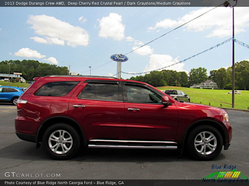 Deep Cherry Red Crystal Pearl / Dark Graystone/Medium Graystone 2013 Dodge Durango Crew AWD