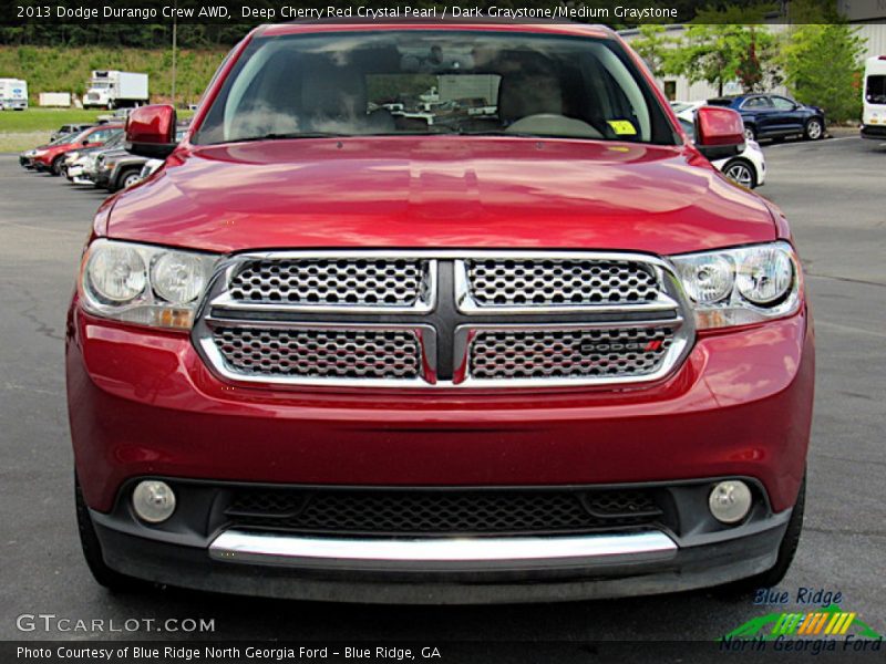 Deep Cherry Red Crystal Pearl / Dark Graystone/Medium Graystone 2013 Dodge Durango Crew AWD