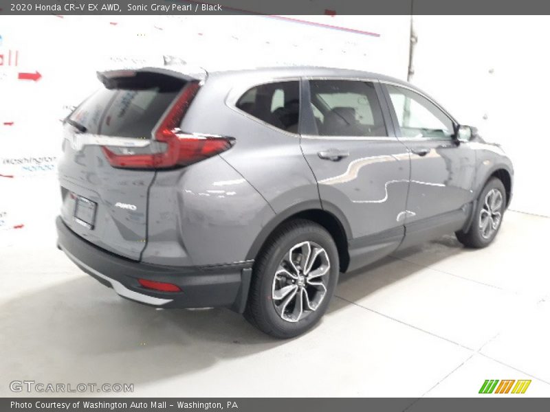 Sonic Gray Pearl / Black 2020 Honda CR-V EX AWD