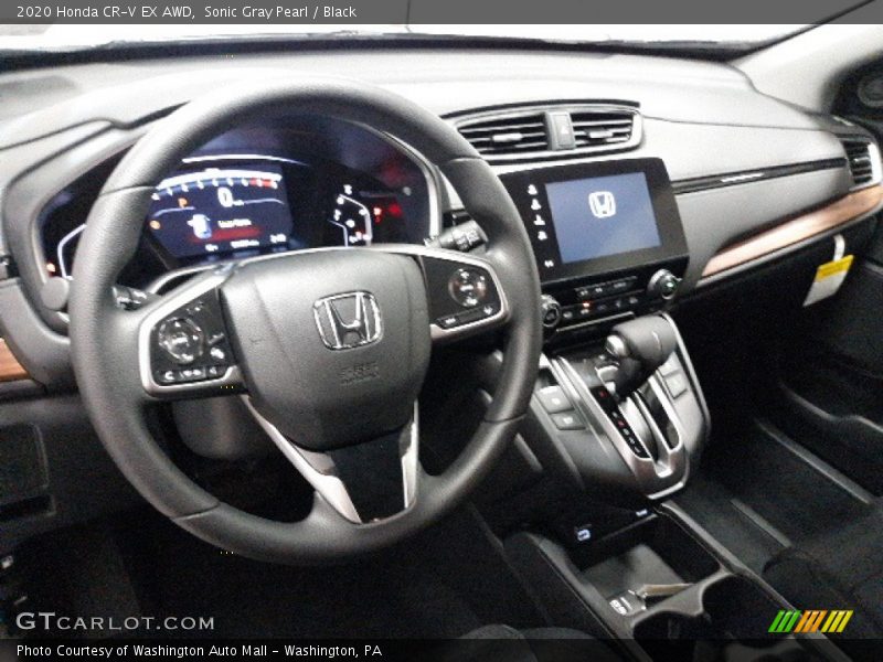 Sonic Gray Pearl / Black 2020 Honda CR-V EX AWD