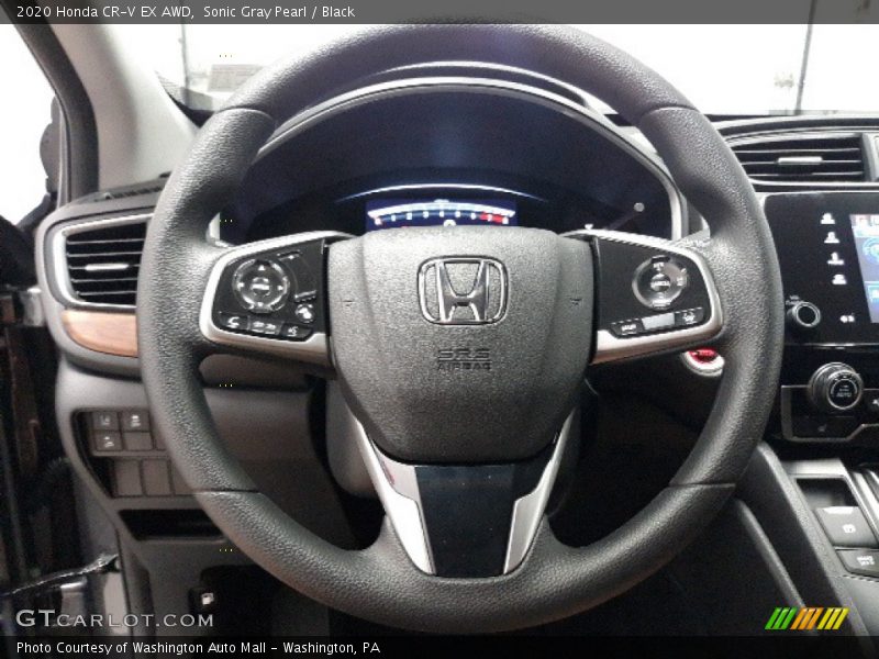 Sonic Gray Pearl / Black 2020 Honda CR-V EX AWD