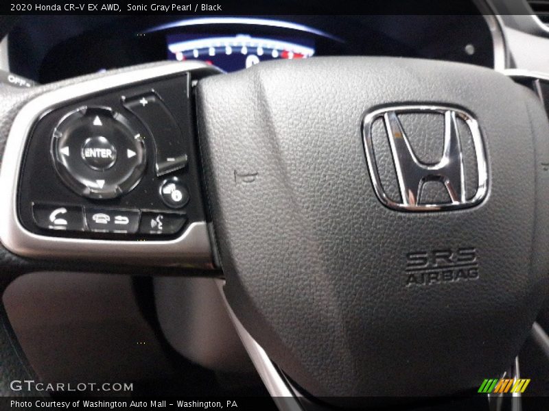 Sonic Gray Pearl / Black 2020 Honda CR-V EX AWD