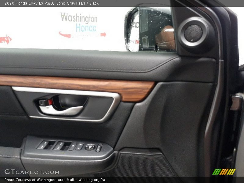 Sonic Gray Pearl / Black 2020 Honda CR-V EX AWD