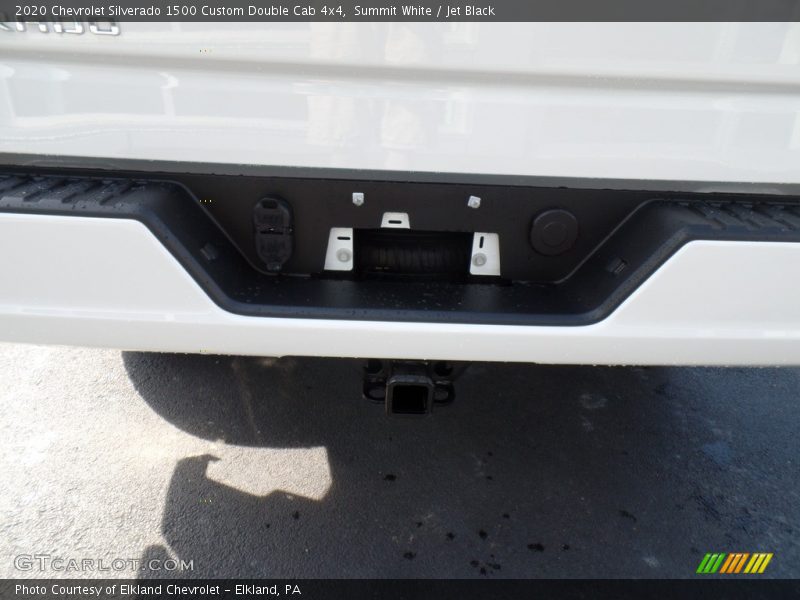 Summit White / Jet Black 2020 Chevrolet Silverado 1500 Custom Double Cab 4x4