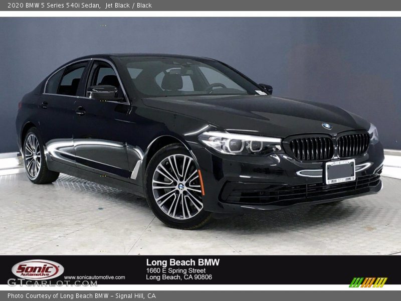 Jet Black / Black 2020 BMW 5 Series 540i Sedan