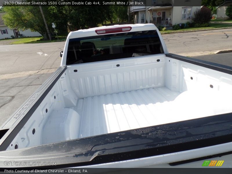 Summit White / Jet Black 2020 Chevrolet Silverado 1500 Custom Double Cab 4x4