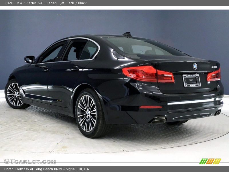 Jet Black / Black 2020 BMW 5 Series 540i Sedan