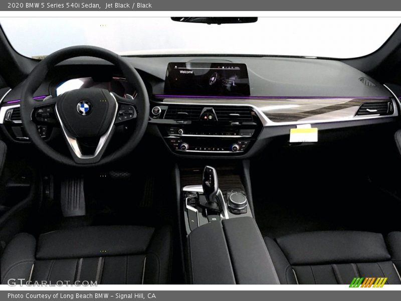 Jet Black / Black 2020 BMW 5 Series 540i Sedan