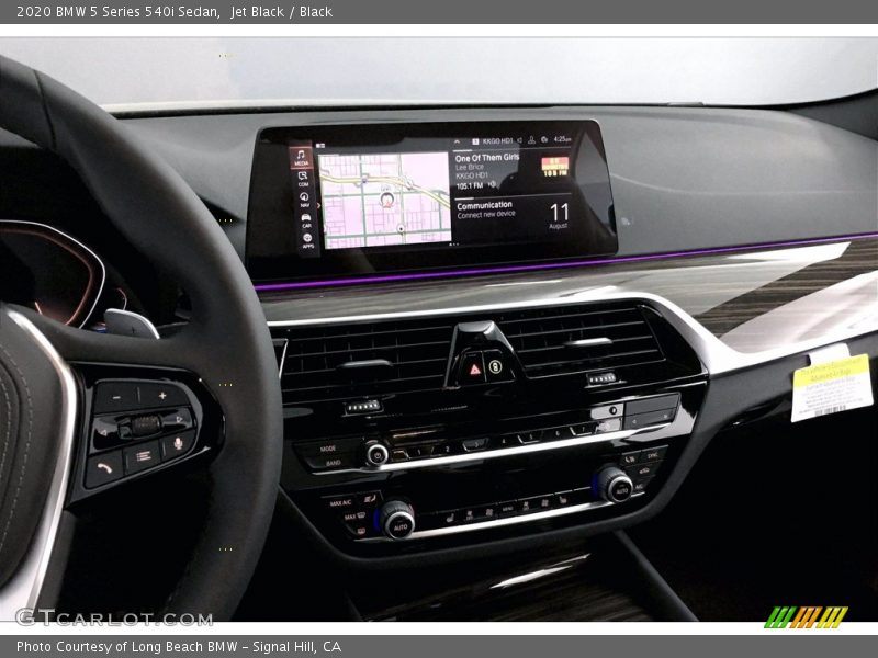 Jet Black / Black 2020 BMW 5 Series 540i Sedan