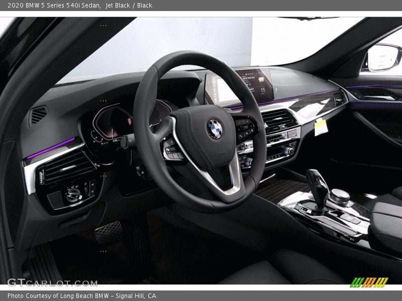 Jet Black / Black 2020 BMW 5 Series 540i Sedan