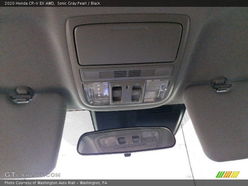 Sonic Gray Pearl / Black 2020 Honda CR-V EX AWD