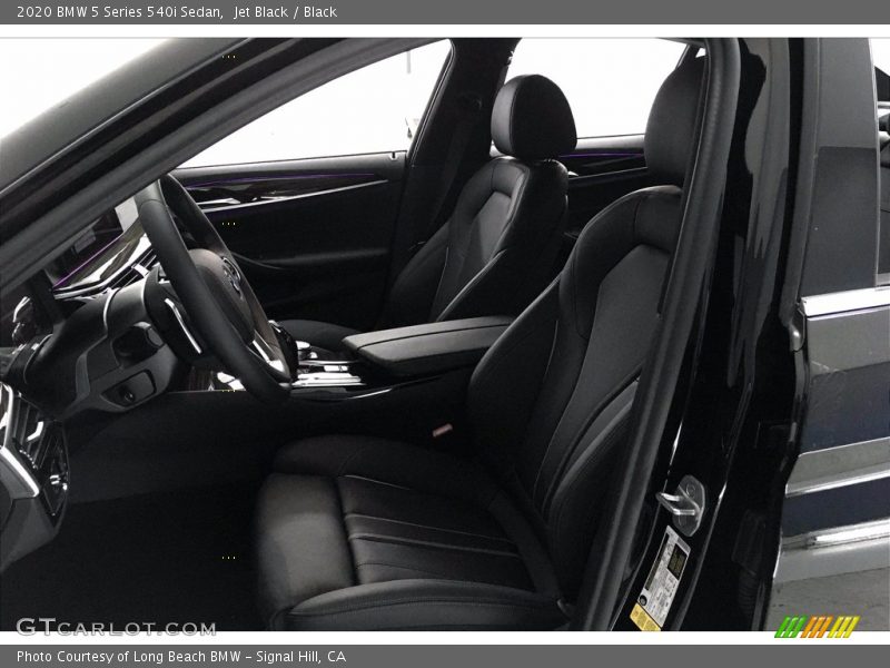 Jet Black / Black 2020 BMW 5 Series 540i Sedan