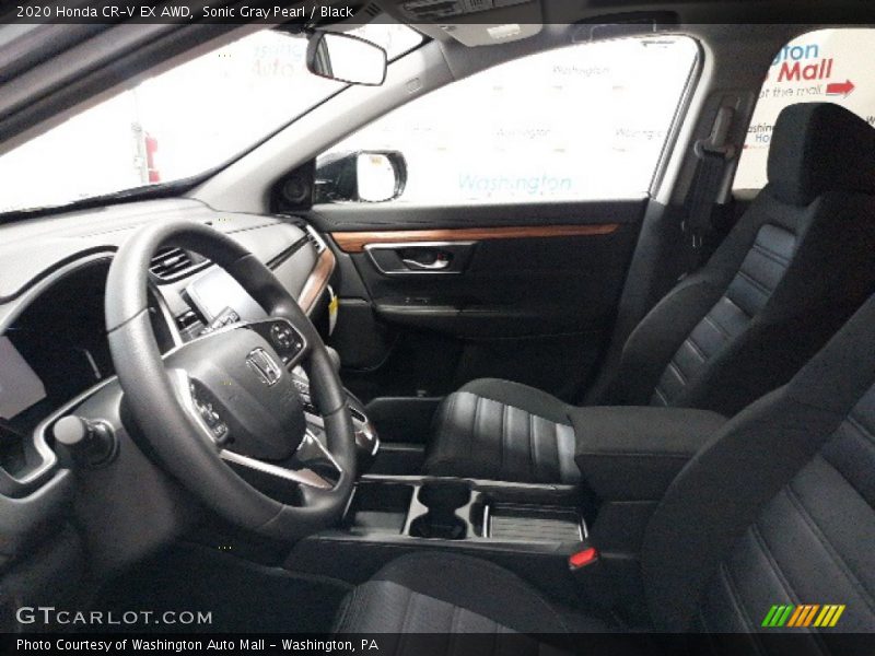 Sonic Gray Pearl / Black 2020 Honda CR-V EX AWD